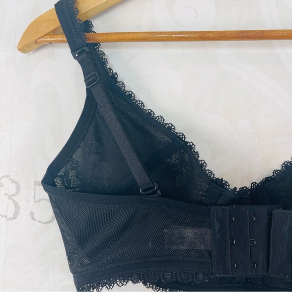 New Victoria’s Secret Very Sexy lace no wire sling balconette bralette bustier - Picture 7 of 11